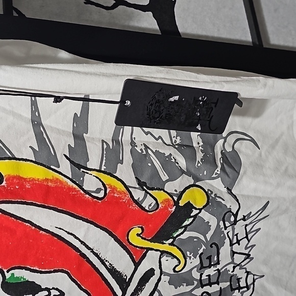 Ed Hardy Skull Graphic Tee Shirt Size Medium‎ New - Picture 6 of 7